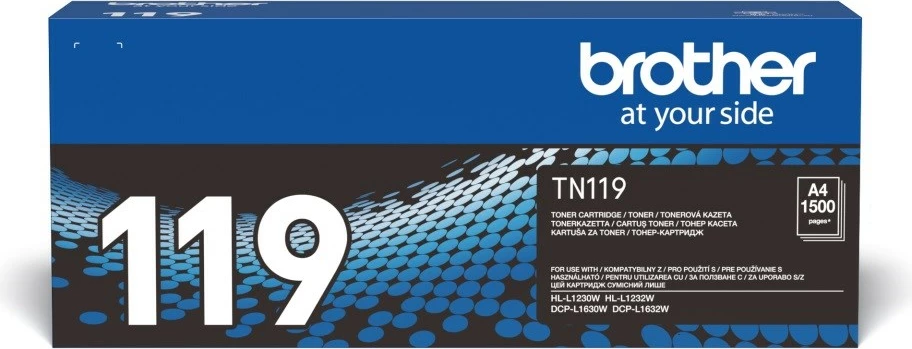 Toner Brother TN119, për printer Brother, i zi, 1 copë