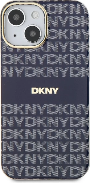 Mbështjellës DKNY IML Mono & Stripe MagSafe për iPhone 15/14/13, Blu
