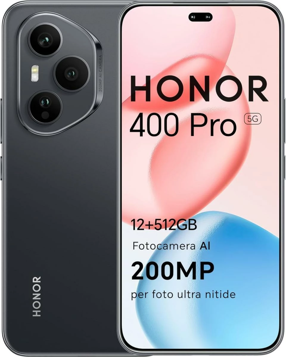 Celular Honor 400 Pro 12+512GB 5G 6.7 inch Midnight Black