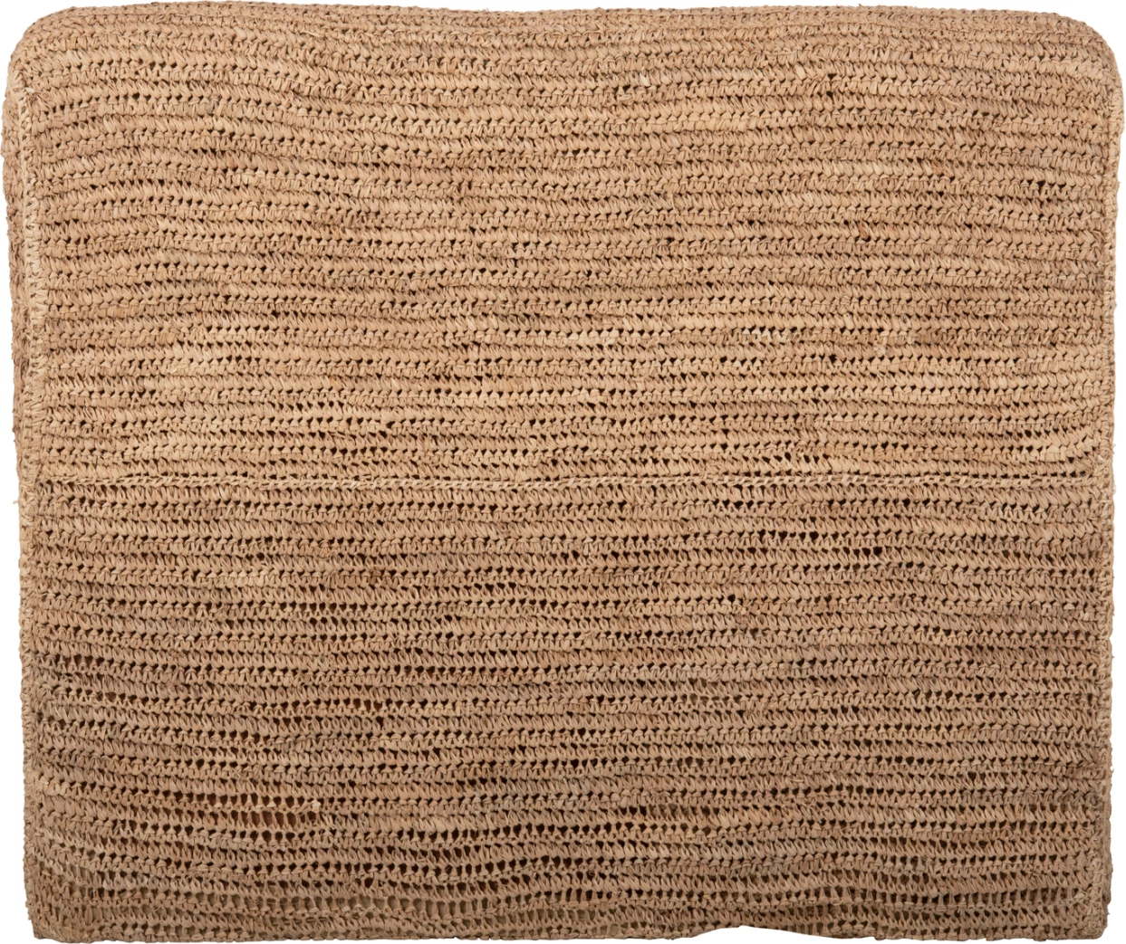 Pouf-lounger Bibloc, kornizë druri teak, mbulesë hydrohyacinth, 84x118x73H cm