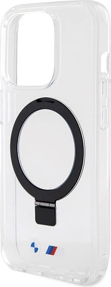Mbështjellës BMW Ring Stand M Collection MagSafe për iPhone 15 Pro Max, transparent