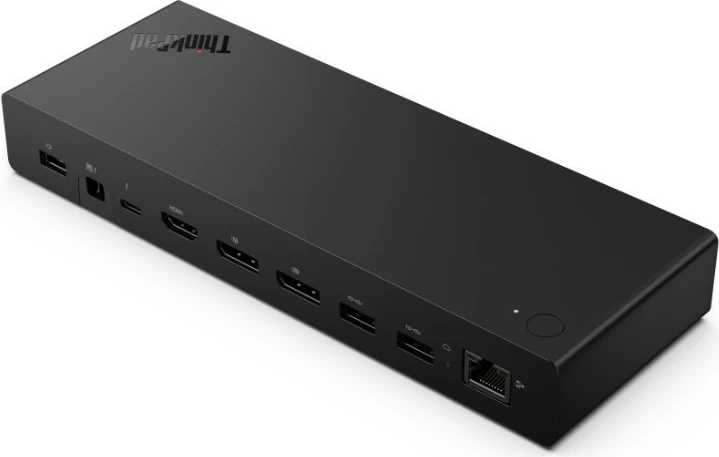 Dok Thunderbolt 4 Smart Lenovo ThinkPad Gen 2 7500 40BE0135EU, 8K 60Hz, 40 Gb/s, HDMI, 2x DisplayPort, 2x USB-C, 4x USB-A, e zezë