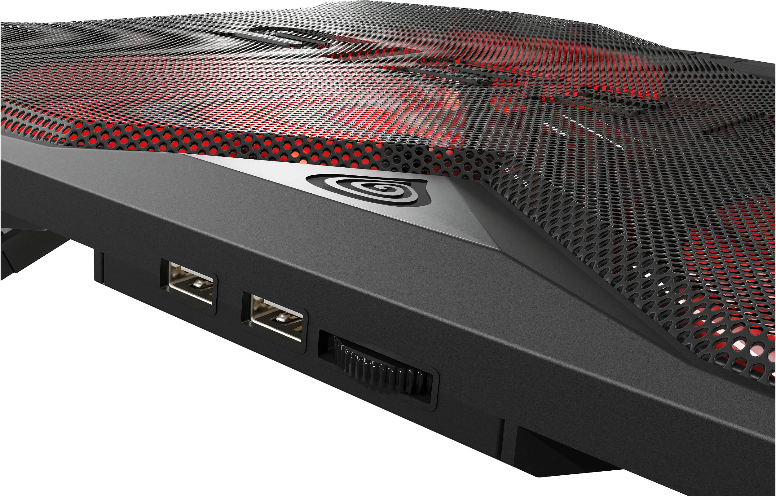 Ftohës notebook Genesis OXID 260, 15.6-17.3 inç, me ndriçim të kuq