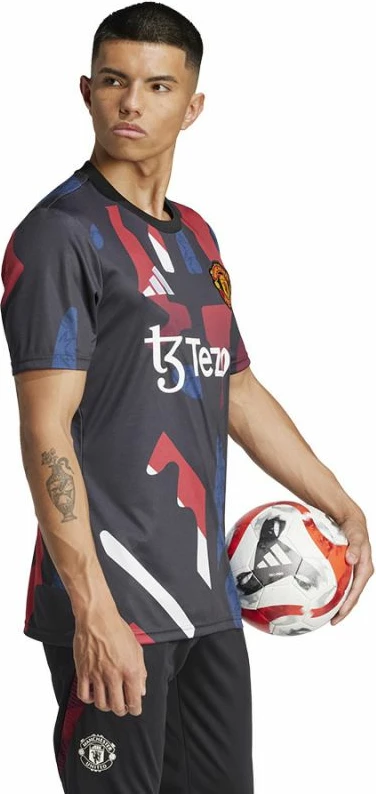 Maicë për meshkuj adidas Manchester United, e zezë