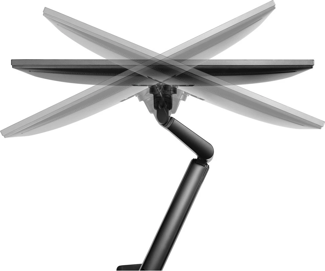 Mbajtëse tavoline për monitor Maclean ER-405B, sustë gazi, e zezë