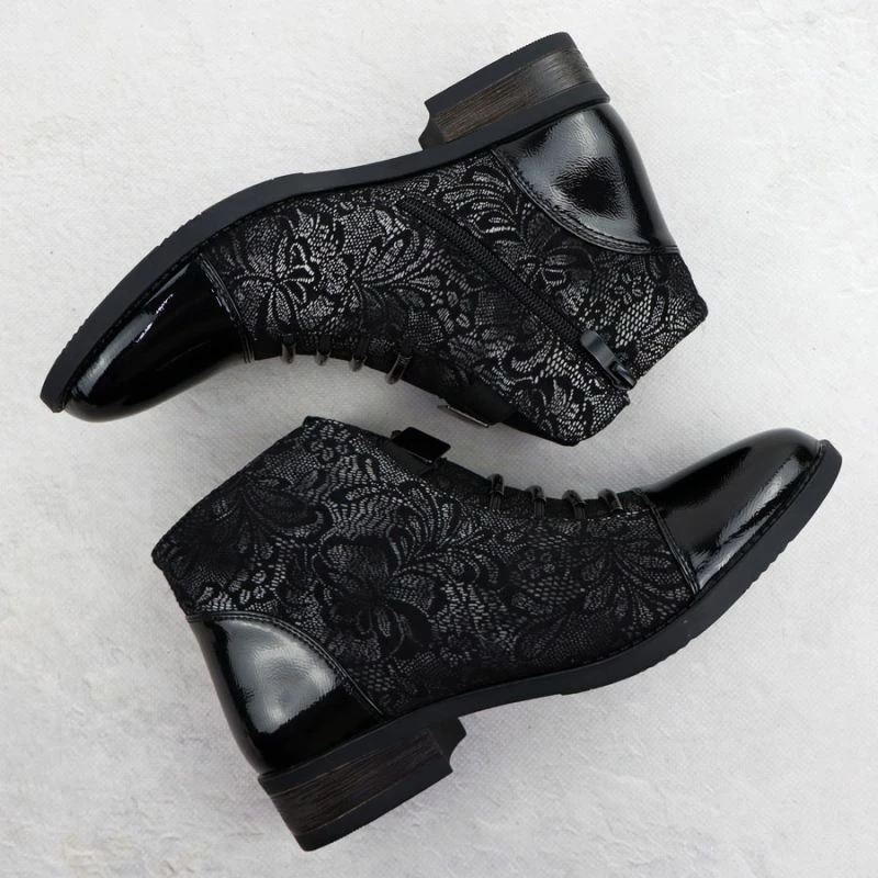 Çizme për femra Sabatina, të zeza