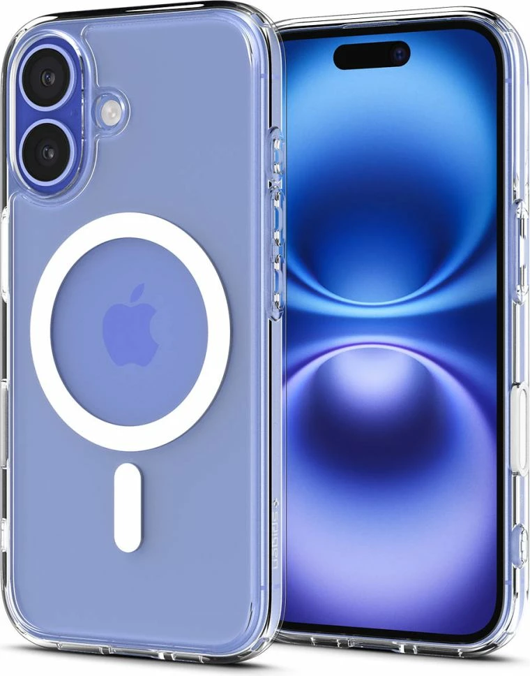 Mbështjellës Spigen Ultra Hybrid "T" MagSafe për iPhone 16, Bardhë