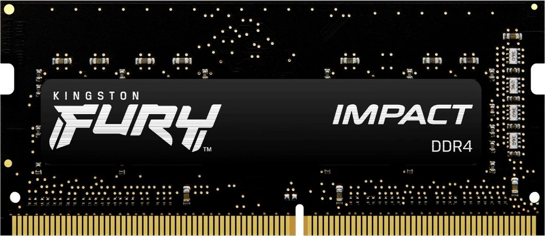 RAM Memorje Kingston FURY Impact DDR4 SODIMM 8GB 3200MHz CL20, e zezë