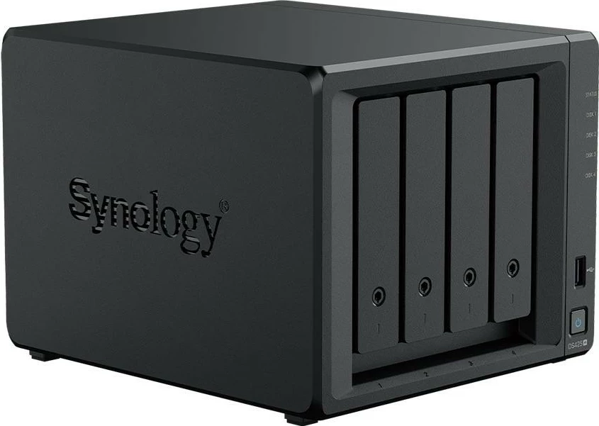NAS Synology DS425+, 2GB RAM, 6 disqe, USB 3.2, RJ-45