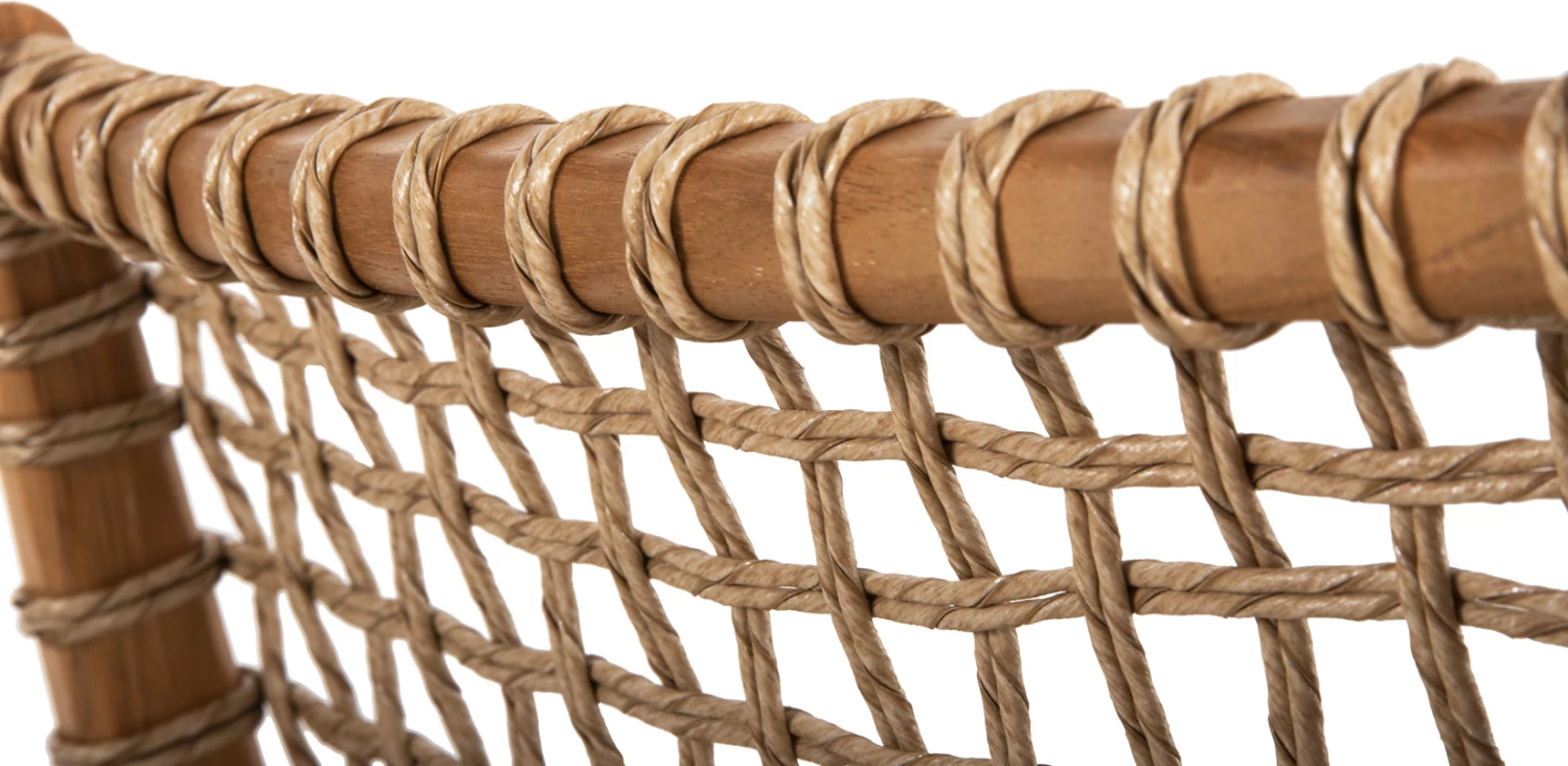 Karrige VAYA, FH9823, dru tik-litar sintetik, ngjyrë natyrale, 54x59x84H cm