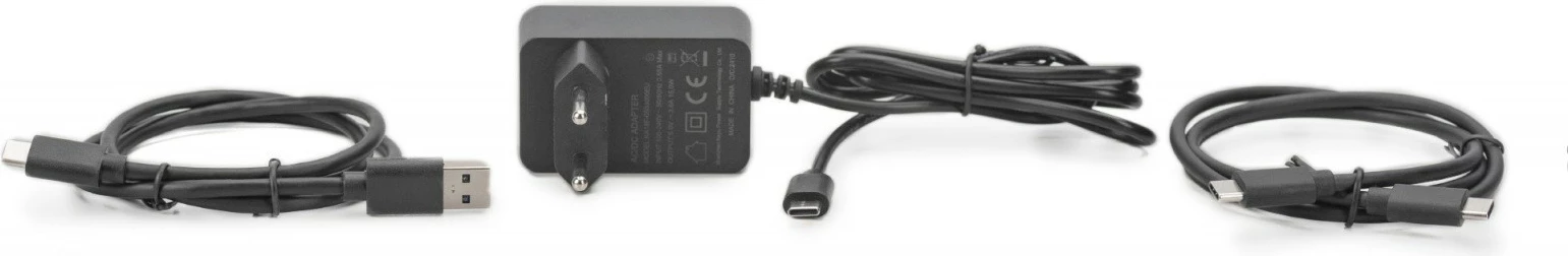 Kasë e jashtme Digitus DA-71559 për SSD M.2 NVMe, USB 3.2 Type-C, 20 Gb/s, Alumini, Gri