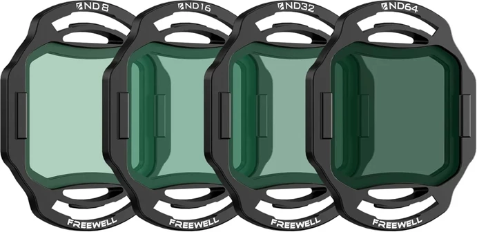 Set filtrash ND, Freewell, FW-O4-STD, për DJI O4 Air Unit Pro, ND8/ND16/ND32/ND64, me kuti
