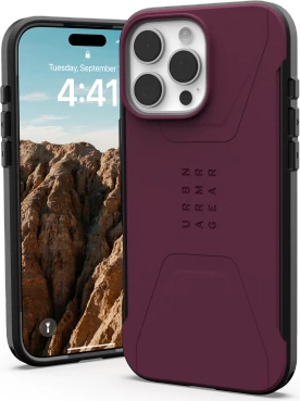 Mbështjellës UAG Civilian MagSafe për iPhone 16 Pro Max, Kuq