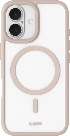 Mbështjellës LAUT Huex Protect MagSafe për iPhone 16, bezhë