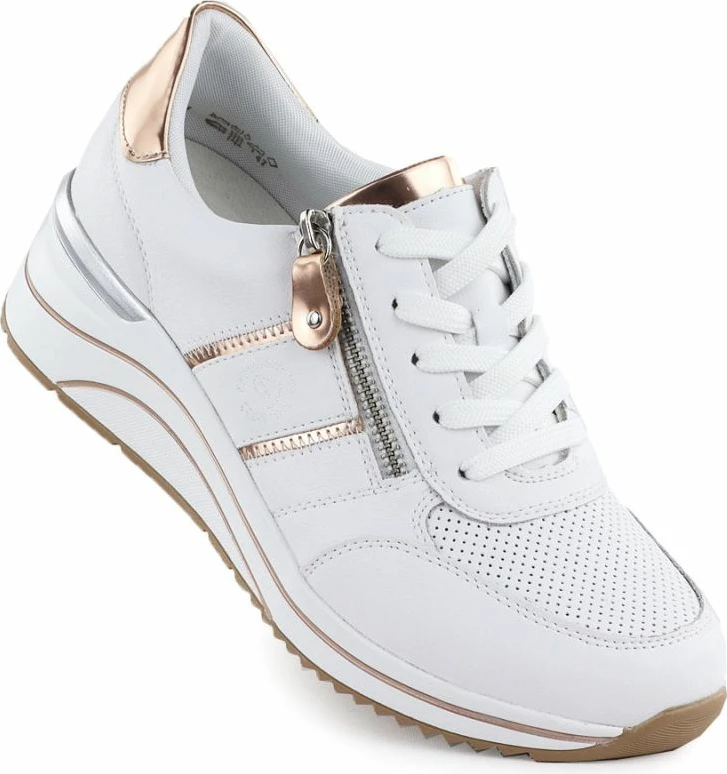 Atlete platforme për femra Rieker, të bardha