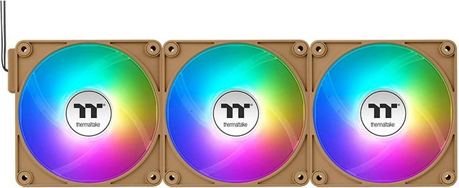 Ventilator kasë Thermaltake CT140 EX Reverse ARGB Sync 140mm, 3 copë, Gravel Sand