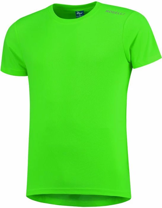Maicë sportive Rogelli XS, fluor-jeshile