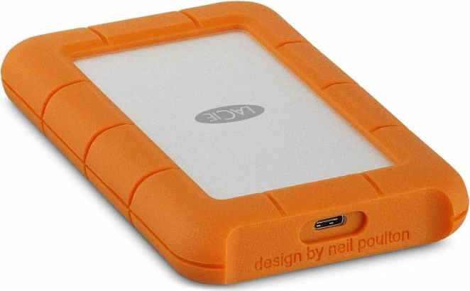 Hard disk i jashtëm LaCie Rugged STFR2000800 2TB 2.5\" USB-C, portokalli