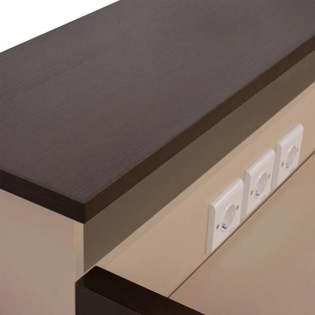 Zyrë pritjeje 240x82 wenge/bezh FH2068.01 240x82x105cm