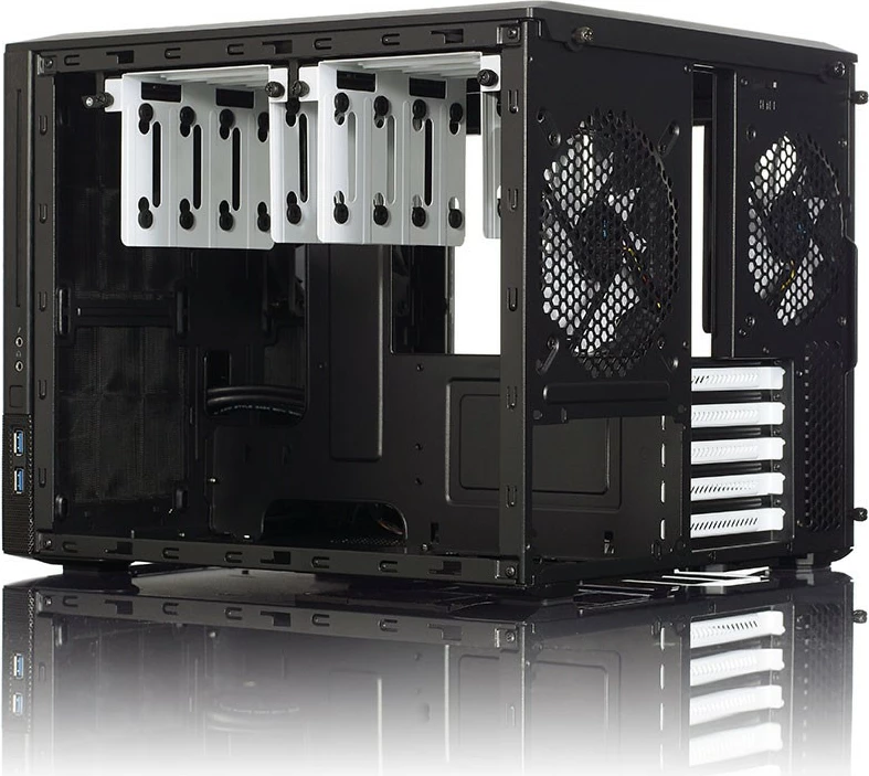 Kasë Fractal Design Node 804, Cube Case, Micro ATX/Mini ITX, e zezë