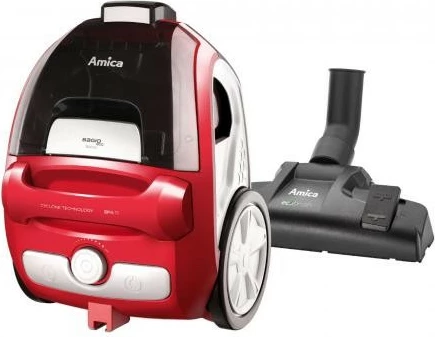 Fshesë me korrent pa qese Amica VM3044 BAGIO, 2L, 900W, E kuqe