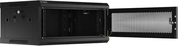 Kasë serveri Lanberg WF01-6404-23B, 4U, 19-inç, 600x450 mm, derë e perforuar, e zezë (flat pack)
