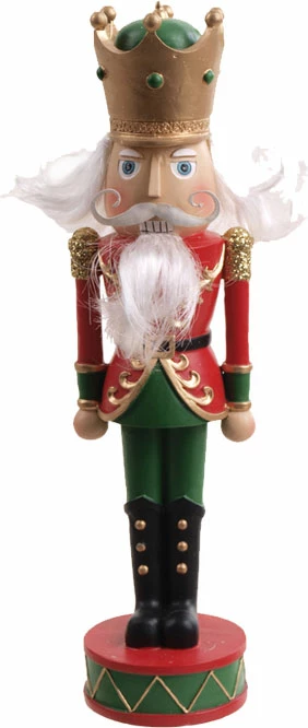 Dekoratë Krishtlindjesh ushtar plumbi, shumëngjyrëshe, 9x9x31cm