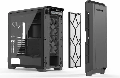 Kasë PHANTEKS Eclipse P600S Big Tower E-ATX/ATX, xham i temperuar, izolim zëri, USB-C, e zezë