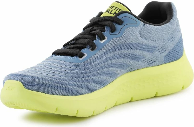 Atlete për meshkuj Skechers, blu-gjelbër
