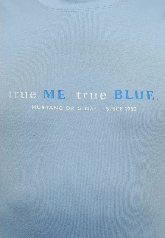 Maicë Mustang për meshkuj, blu