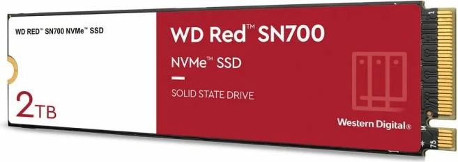 SSD NVMe SanDisk WD Red SN700 WDS200T1R0C 2TB M.2 2280 PCIe 3.0, kuqe/bardhë