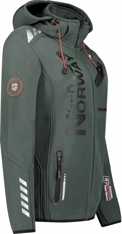 Jakne Geographical Norway për meshkuj, e zezë