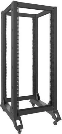 Raft i hapur Lanberg OR01-6827-B, 27U, 600x800mm, i zi