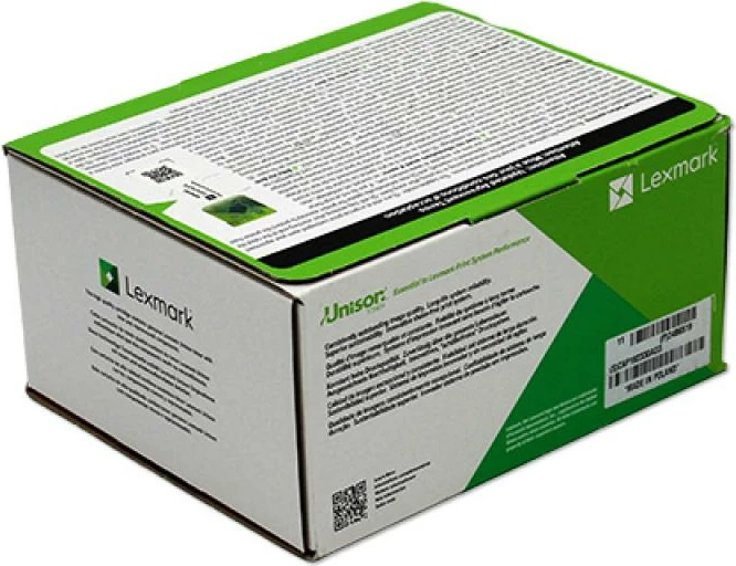 Toner Lexmark 24B6519, rendiment 9.800–23.700 faqe, i zi, 1 copë