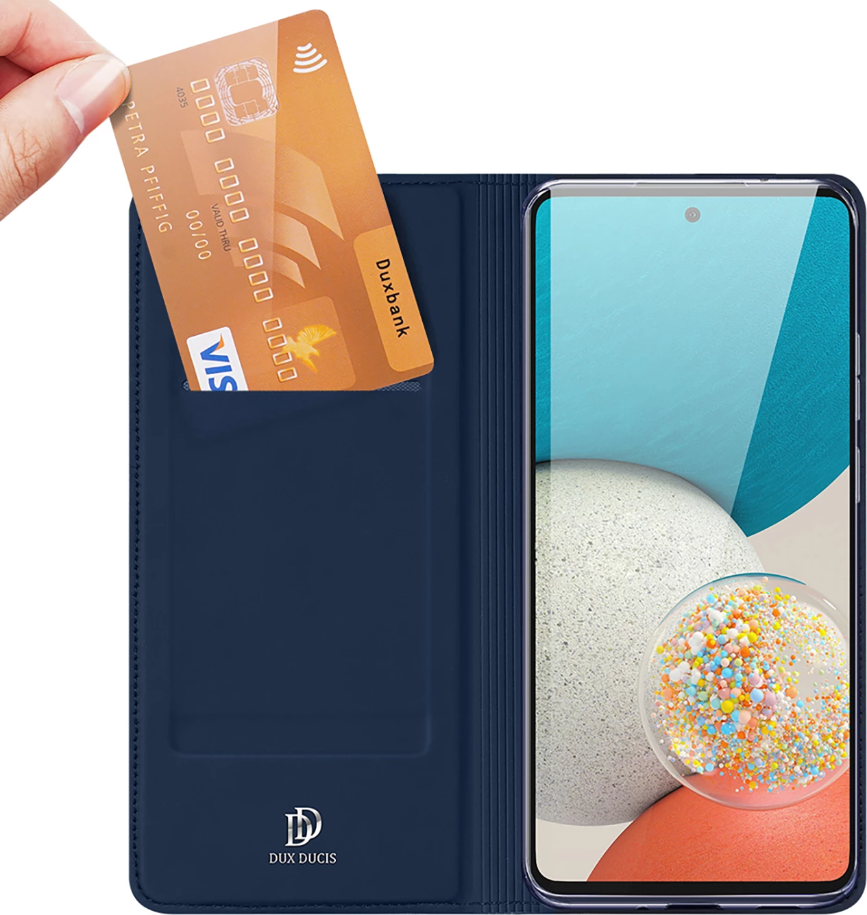 Mbështjellës Dux Ducis Skin Pro për Samsung Galaxy A73, kaltër