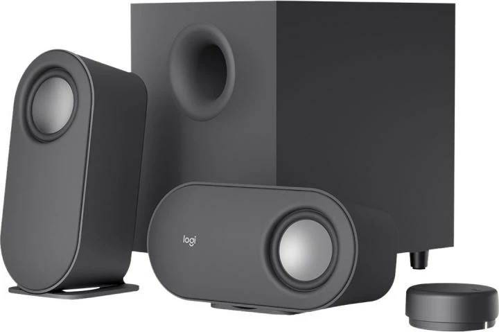 Altoparlantë 2.1, Logitech, Z407 (980-001348), Bluetooth, 80W peak/40W RMS, kontroll dial wireless 30 m, të zinj