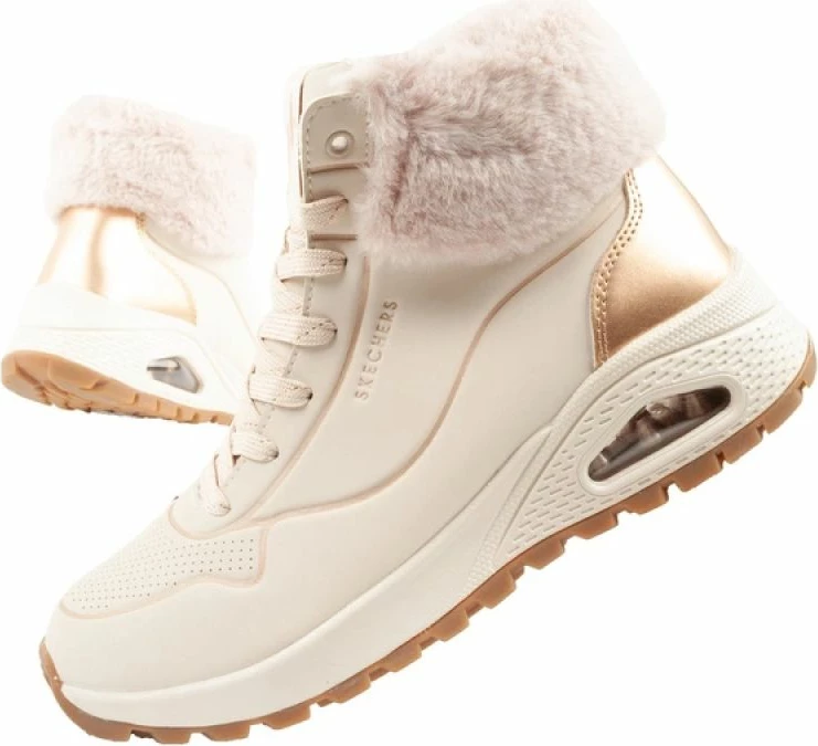 Atlete dimri për femra Skechers, bezhë