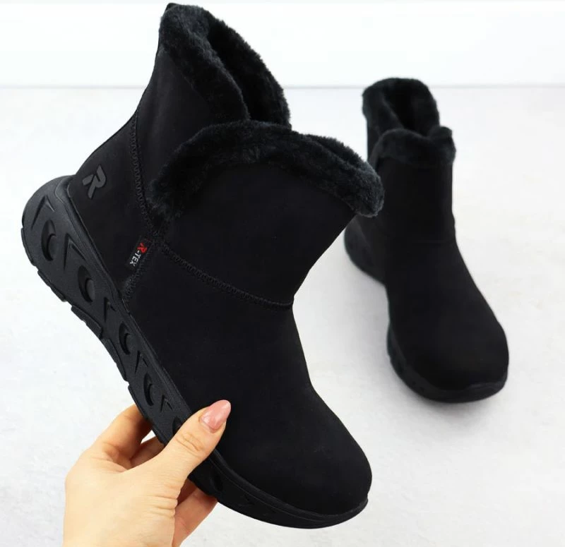 Çizme për femra Rieker, të zeza