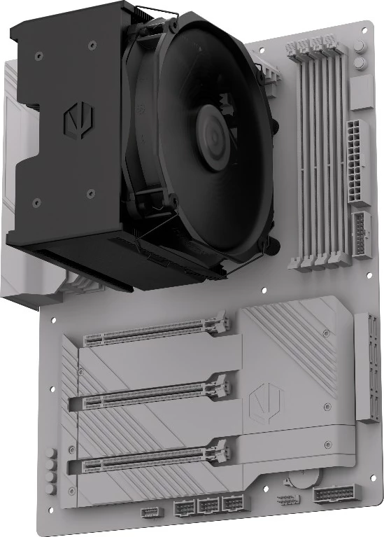 Ftohës CPU Endorfy Fortis 5 Black EY3A013, 140 mm, i zi