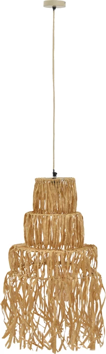 Llambë tavani Nairan Inart E27 natyrale D30x125cm