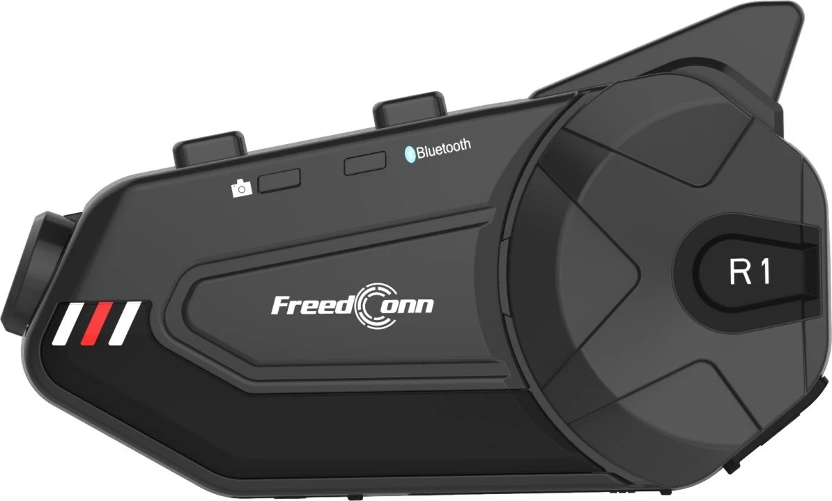 Interkom motoçiklete FreedConn R1 PLUS E, Bluetooth 5.0, 1080p, i zi