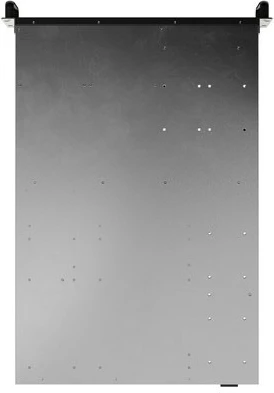 Kasë serveri Lanberg SC01-6502-12B, 2U, 19", E-ATX, 7 ventilatorë, e zezë/çelik