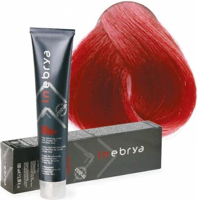 Ngjyrë për flokë Inebrya 6/66F Bionde e errët,Kuqe, 100ml
