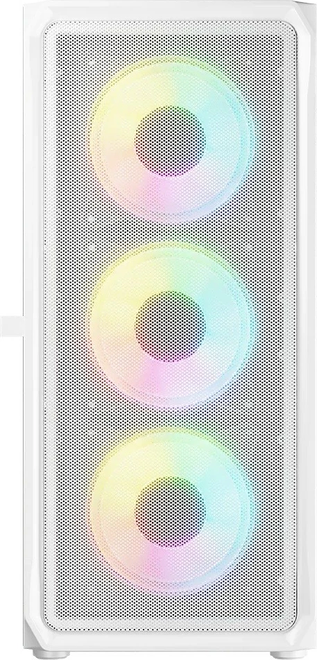 Kasë PC Logic Concept Portos ARGB Midi Tower, ATX/Micro ATX, x4 ARGB, panel anësor xham i kalitur, USB 3.0, White