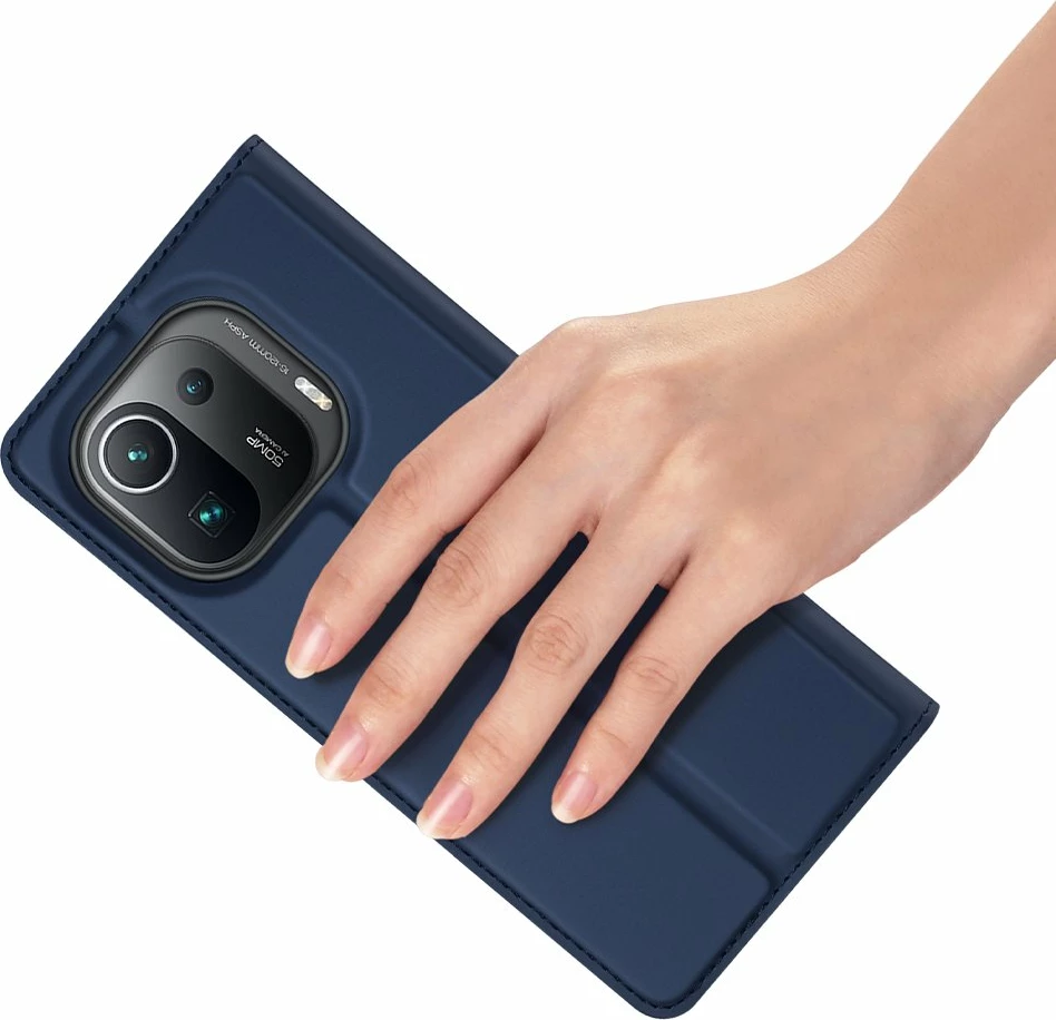 Mbështjellës Dux Ducis Skin Pro Bookcase për Xiaomi Mi 11 Pro, kaltër
