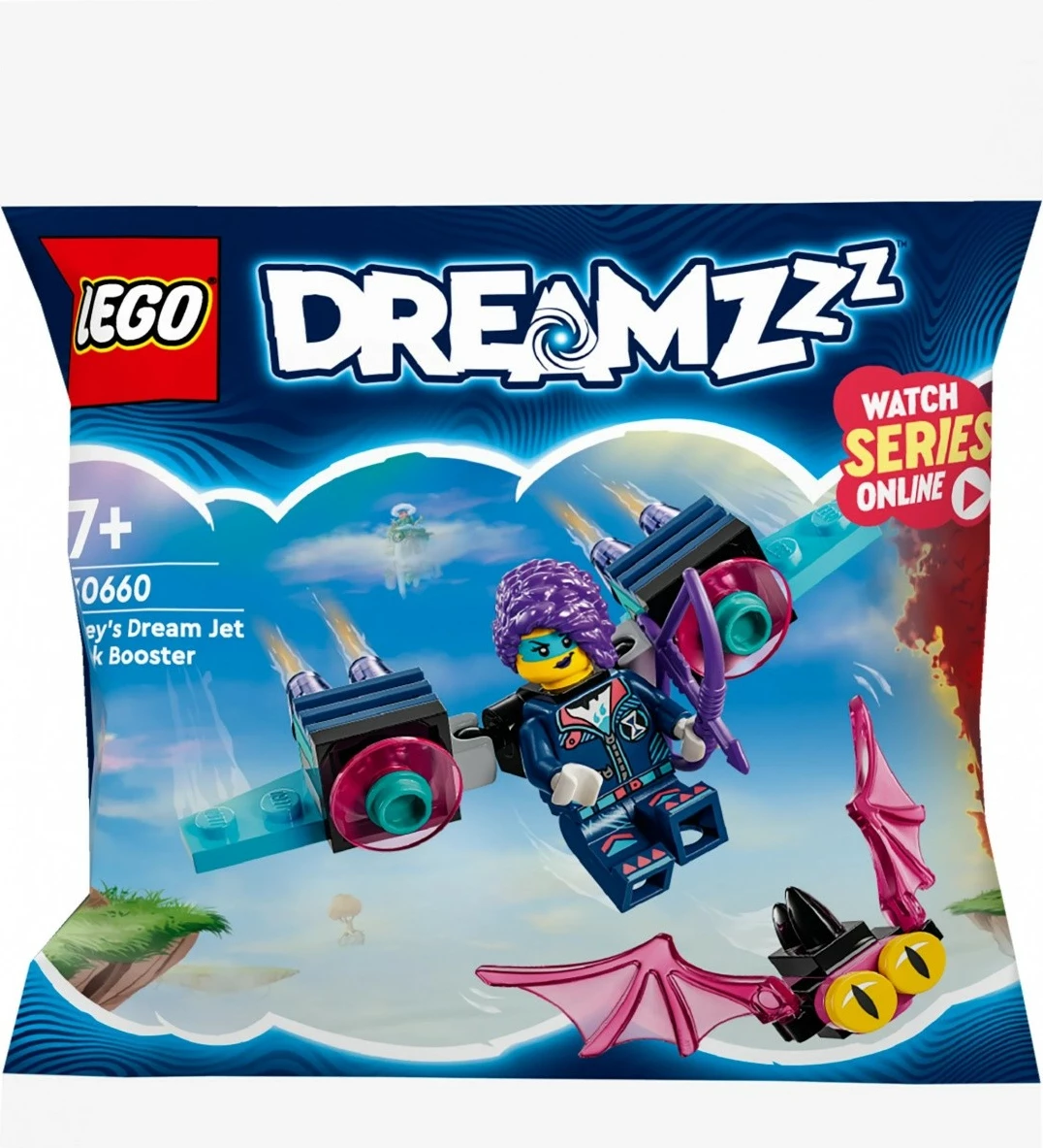 Set LEGO DREAMZzz 30660 Jetpack Backpack me Zoey, 37 pjesë