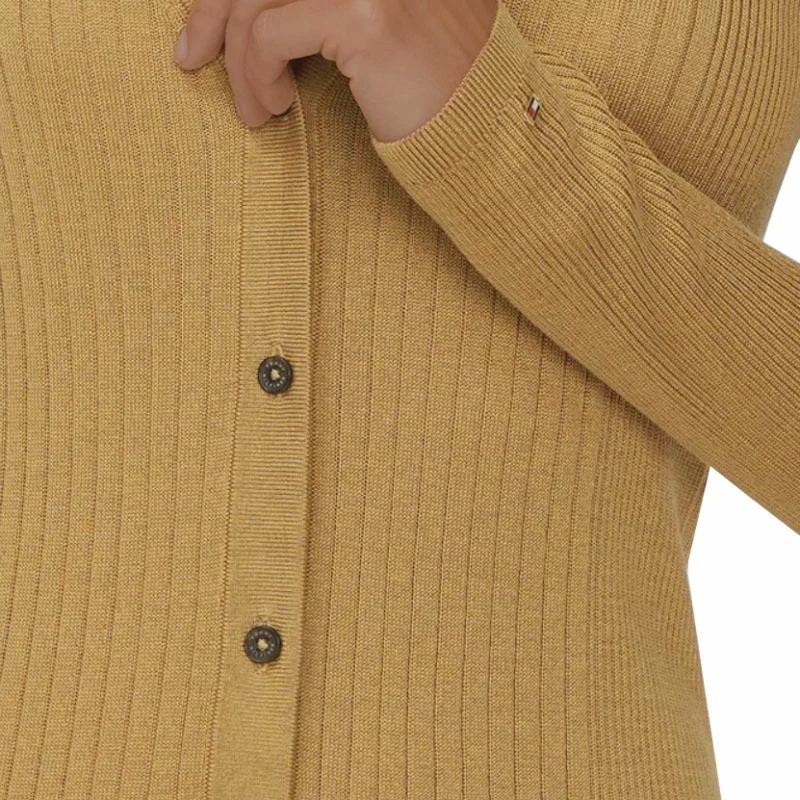 Fustan gjatë Tommy Hilfiger, për femra, ngjyrë krem