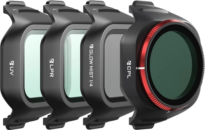 Set filtrash droni Freewell DJI Mini 5 Pro FW-MN5-EDY, UV/CPL/LPR/Glow Mist 1/4, set 4 copë