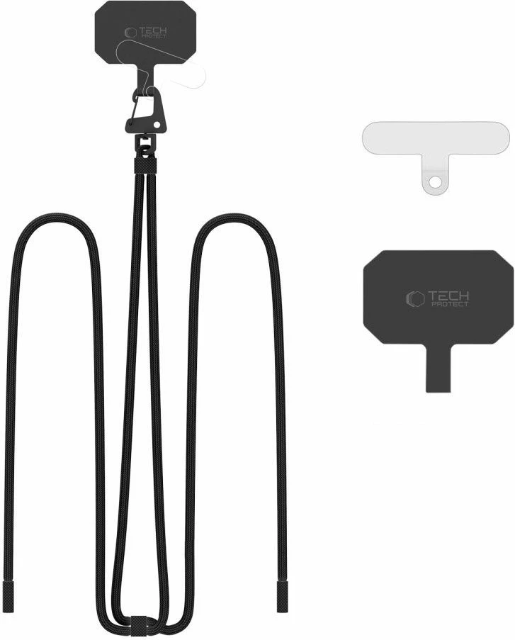 Rrip crossbody për celular Tech-Protect C5S, i zi