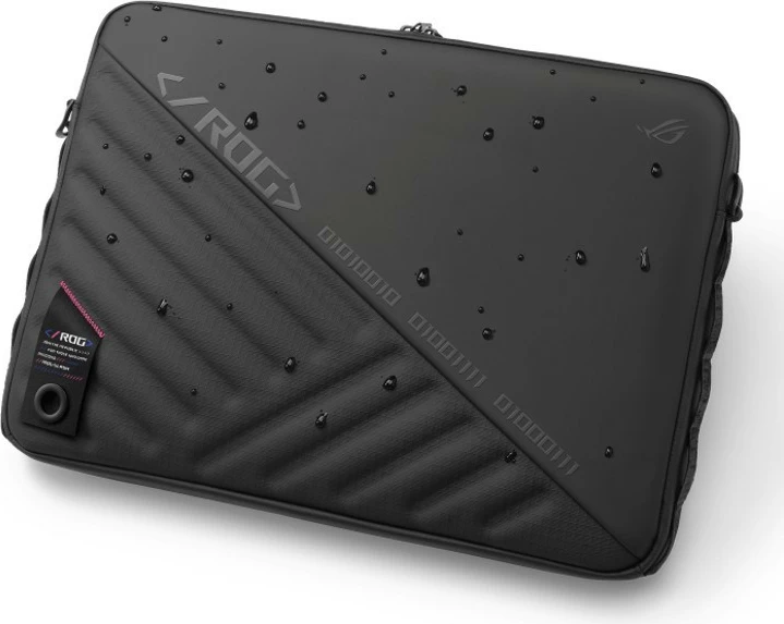 Çantë mbrojtëse laptop, Asus ROG Slash Sleeve 4.0 90XB09Z0-BSL000, 16 inç, me rrip shpatulle, e zezë